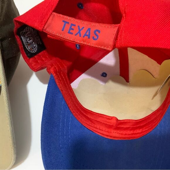 New with tags 2 TEXAS lone star  BASEBALL CAPs - Picture 5 of 8